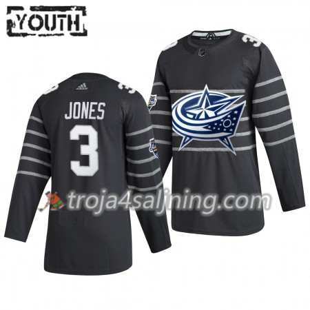 Columbus Blue Jackets tröja Seth Jones 3 Grå Adidas 2020 All-Star Authentic - NHL Tröjor Barn